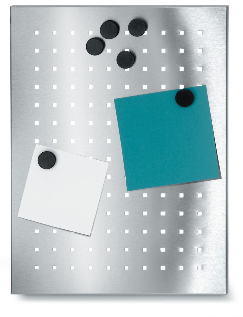 blomus Magnettafel gelocht 30,0 x 40,0 cm silber