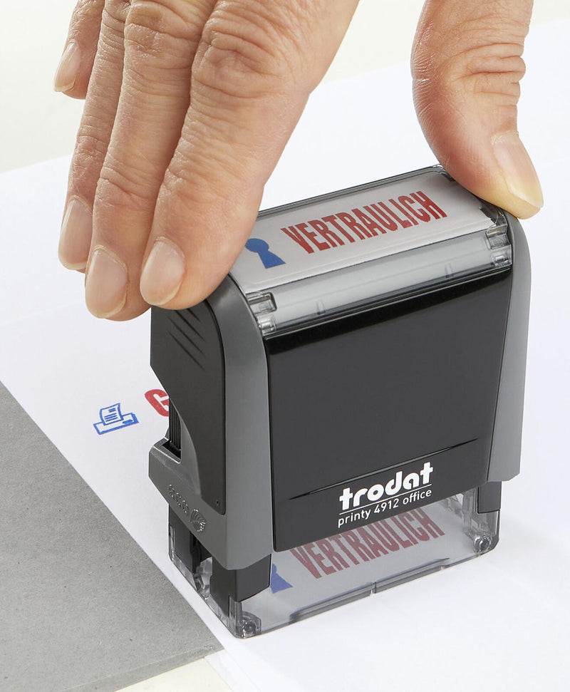 trodat Textstempel Office Ecoprinty 'VERTRAULICH'