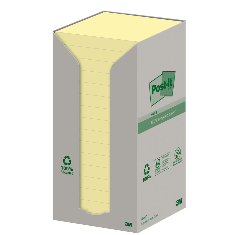 Post-it® Recycling Notes Haftnotizen 7,6 x 7,6 cm