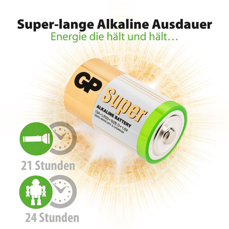 GP Batterien SUPER Mono D 1.5 V