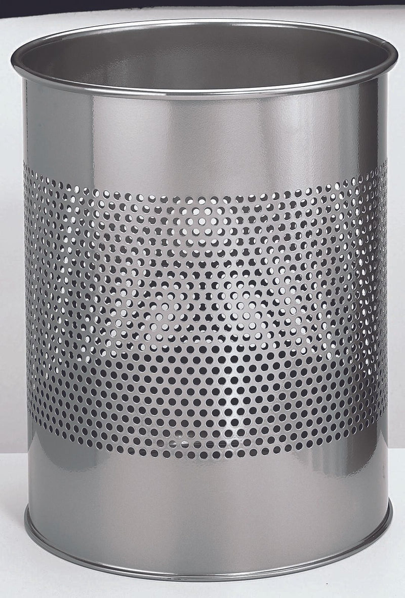 DURABLE Papierkorb 15,0 l silbermetallic