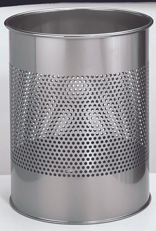 DURABLE Papierkorb 15,0 l silbermetallic