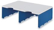 styro Styrodoc Jumbo Aufbaueinheit Sortierstation DIN C4 2 -Fach grau/blau