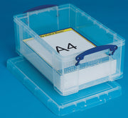 Really Useful Box Aufbewahrungsbox 9,0 l - 39,5 x 25,5 x 15,5 cm transparent
