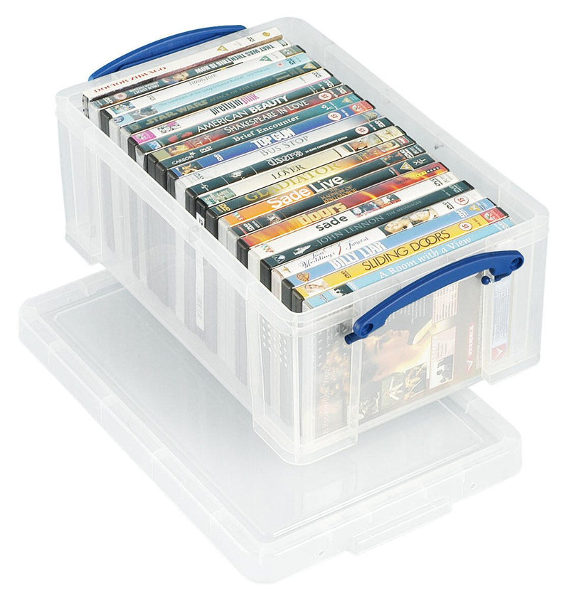 Really Useful Box Aufbewahrungsbox 9,0 l - 39,5 x 25,5 x 15,5 cm transparent