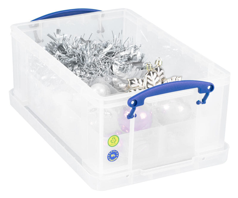 Really Useful Box Aufbewahrungsbox 9,0 l - 39,5 x 25,5 x 15,5 cm transparent