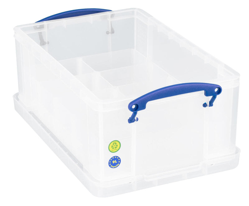 Really Useful Box Aufbewahrungsbox 9,0 l - 39,5 x 25,5 x 15,5 cm transparent