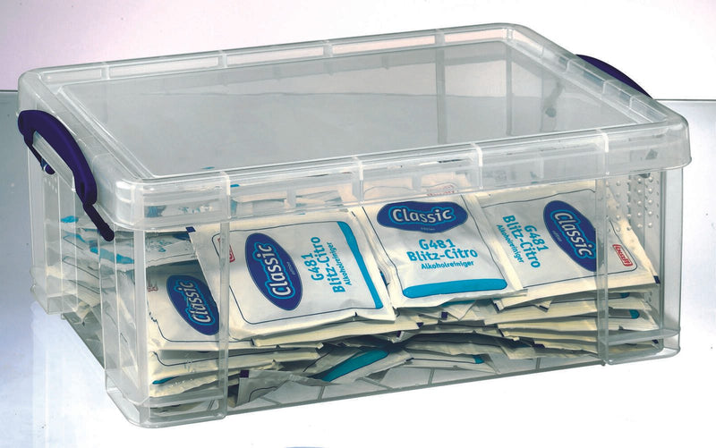 Really Useful Box Aufbewahrungsbox 9,0 l - 39,5 x 25,5 x 15,5 cm transparent