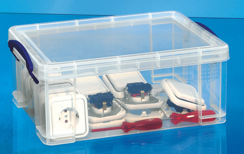 Really Useful Box Aufbewahrungsbox 9,0 l - 39,5 x 25,5 x 15,5 cm transparent