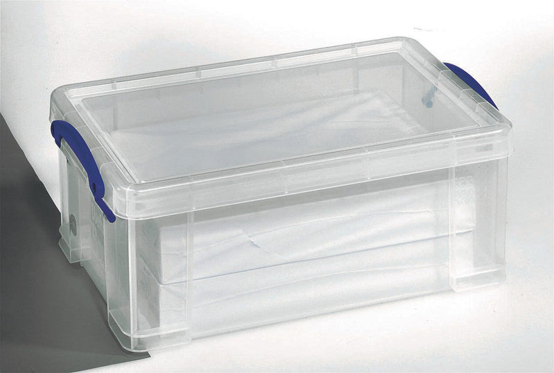 Really Useful Box Aufbewahrungsbox 9,0 l - 39,5 x 25,5 x 15,5 cm transparent