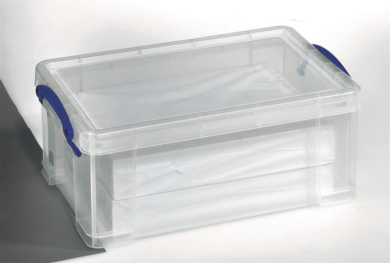 Really Useful Box Aufbewahrungsbox 9,0 l - 39,5 x 25,5 x 15,5 cm transparent
