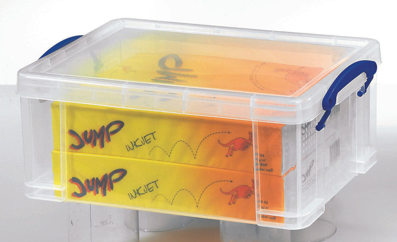 Really Useful Box Aufbewahrungsbox 9,0 l - 39,5 x 25,5 x 15,5 cm transparent