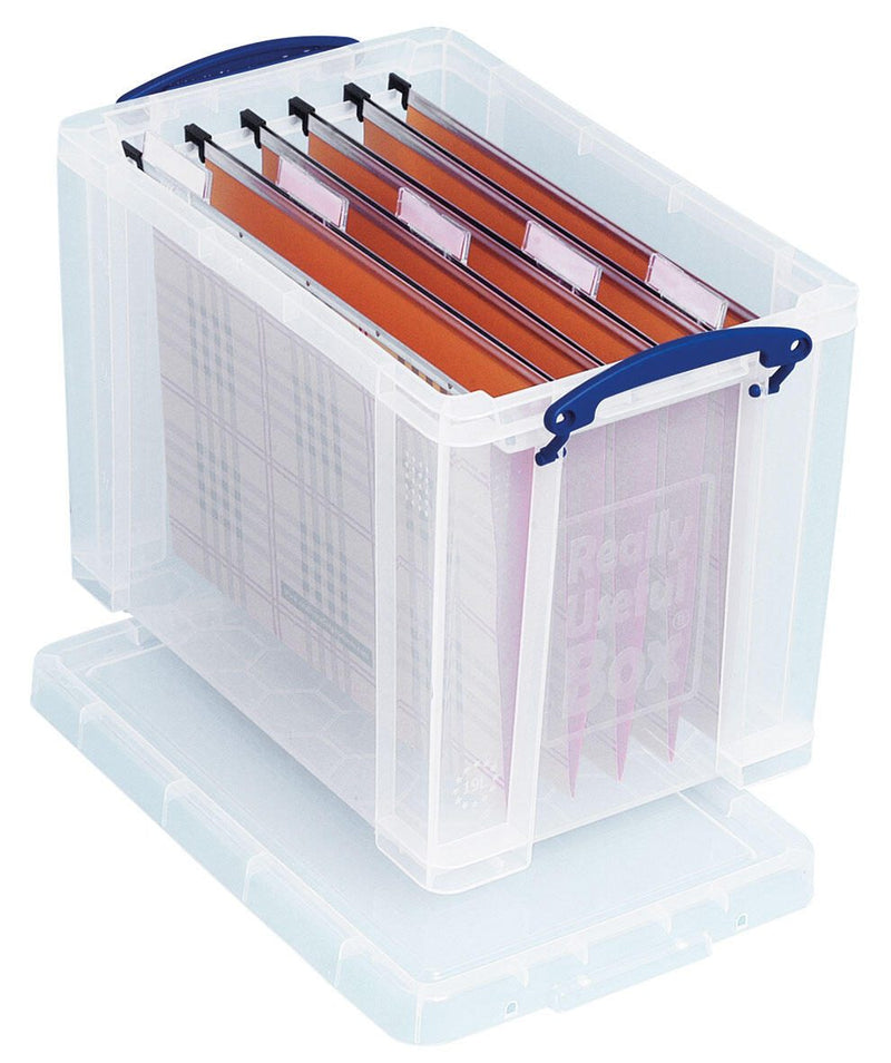 Really Useful Box Aufbewahrungsbox 19,0 l - 39,5 x 25,5 x 29,0 cm transparent
