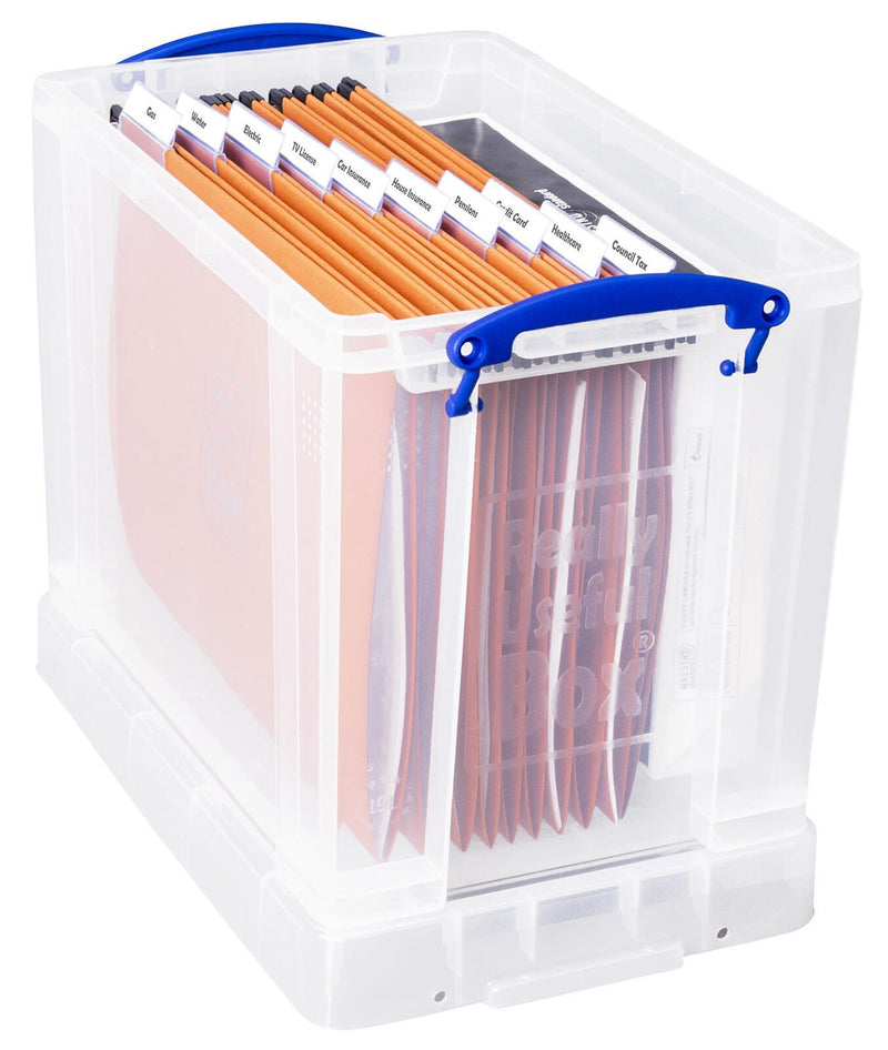 Really Useful Box Aufbewahrungsbox 19,0 l - 39,5 x 25,5 x 29,0 cm transparent
