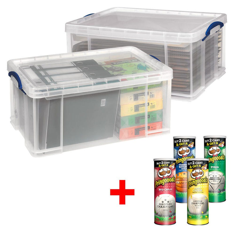 Really Useful Box Aufbewahrungsbox 64,0 l - 71,0 x 44,0 x 31,0 cm transparent