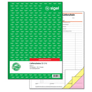 SIGEL Formularbuch Lieferschein mit Empfangsschein DIN A4 3x 40 Seiten