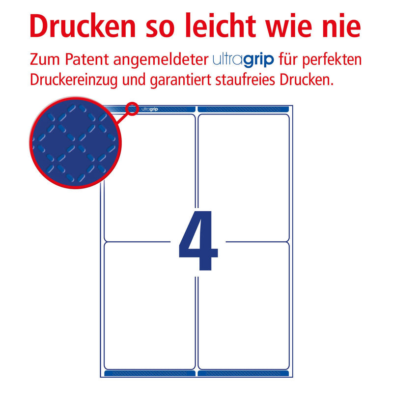 AVERY Zweckform Versandetiketten L7169-100 weiß 99,1 x 139,0 mm