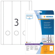 HERMA Ordneretiketten 59,0 x 297,0 mm weiß