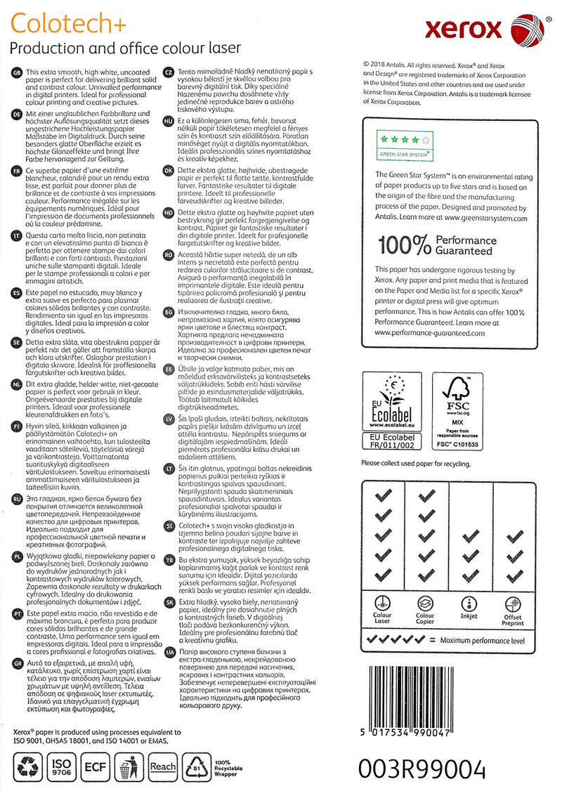 Xerox Laserpapier DIN A4 100 g/m²