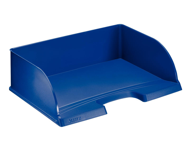 LEITZ Briefablage Jumbo quer Plus DIN A4 quer blau