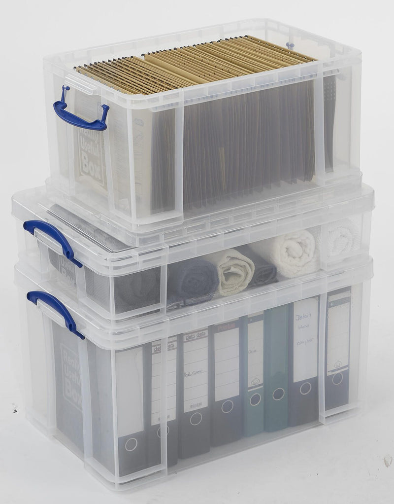 Really Useful Box Aufbewahrungsbox 33,0 l - 71,0 x 44,0 x 16,5 cm transparent
