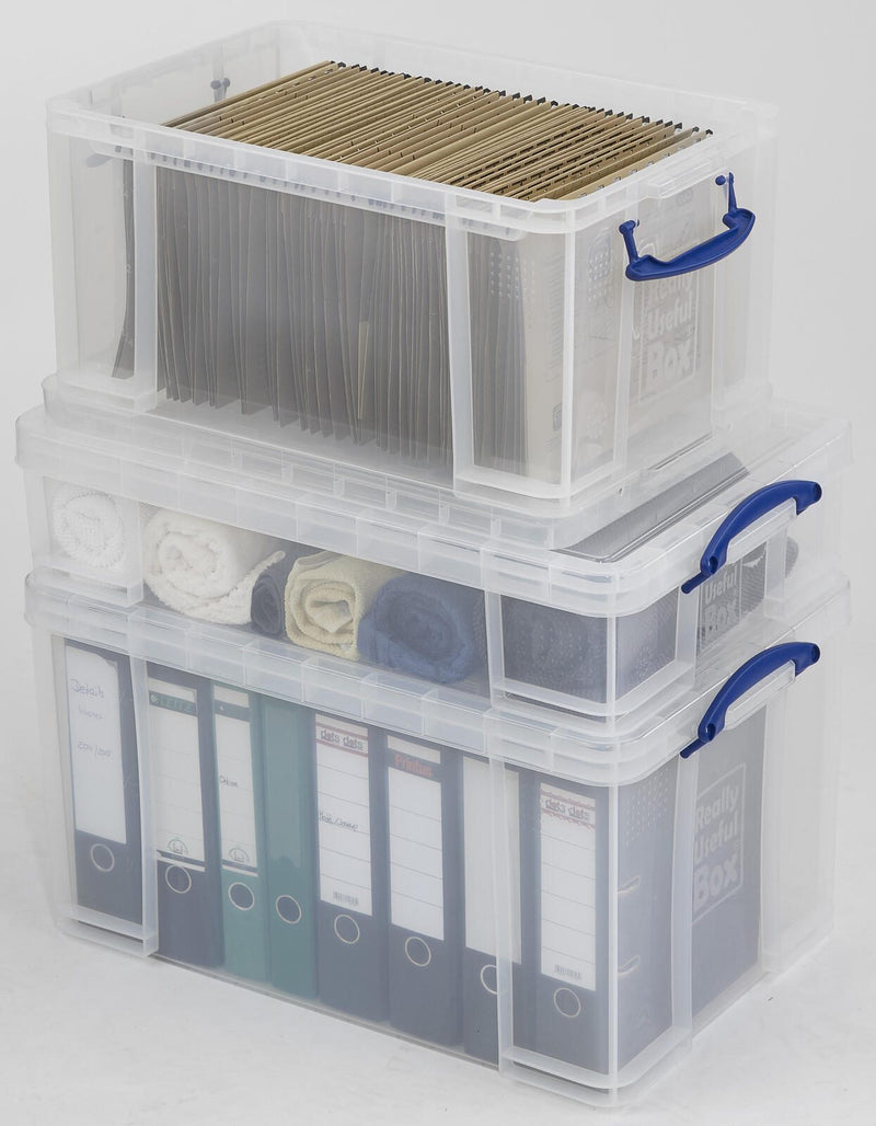Really Useful Box Aufbewahrungsbox 33,0 l - 71,0 x 44,0 x 16,5 cm transparent