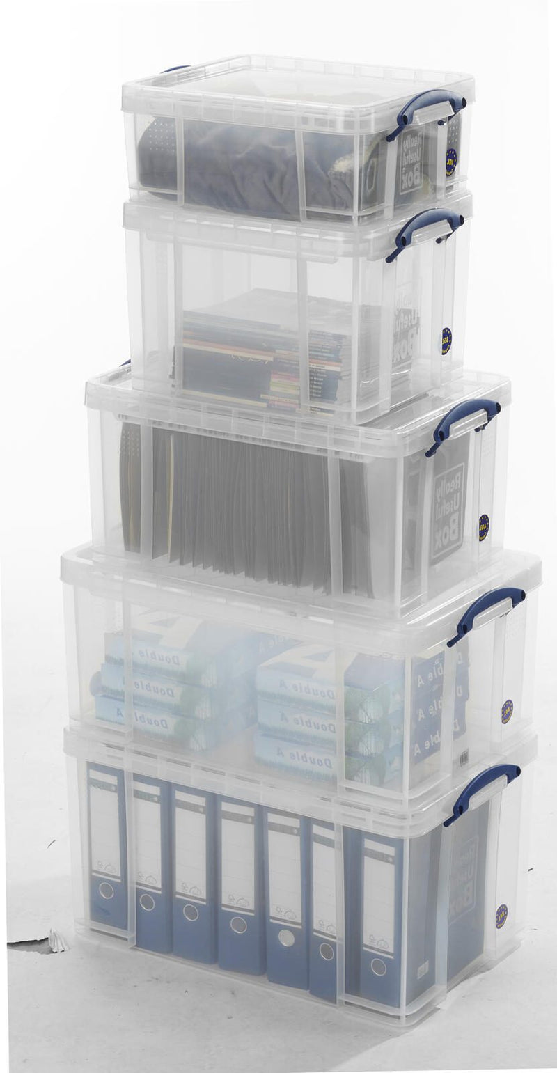 Really Useful Box Aufbewahrungsbox 84,0 l - 71,0 x 44,0 x 38,0 cm transparent