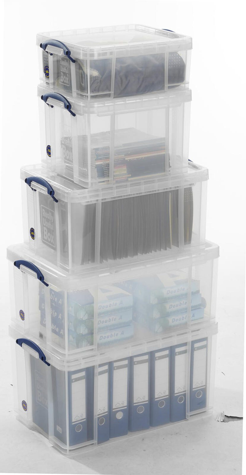 Really Useful Box Aufbewahrungsbox 84,0 l - 71,0 x 44,0 x 38,0 cm transparent