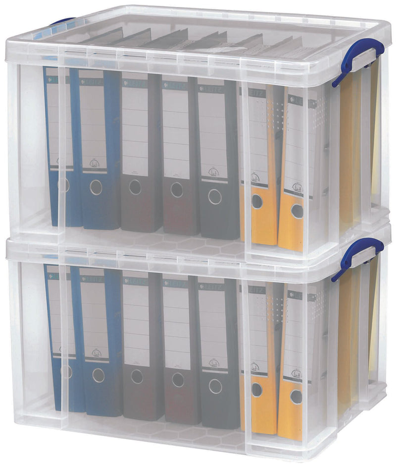 Really Useful Box Aufbewahrungsbox 84,0 l - 71,0 x 44,0 x 38,0 cm transparent