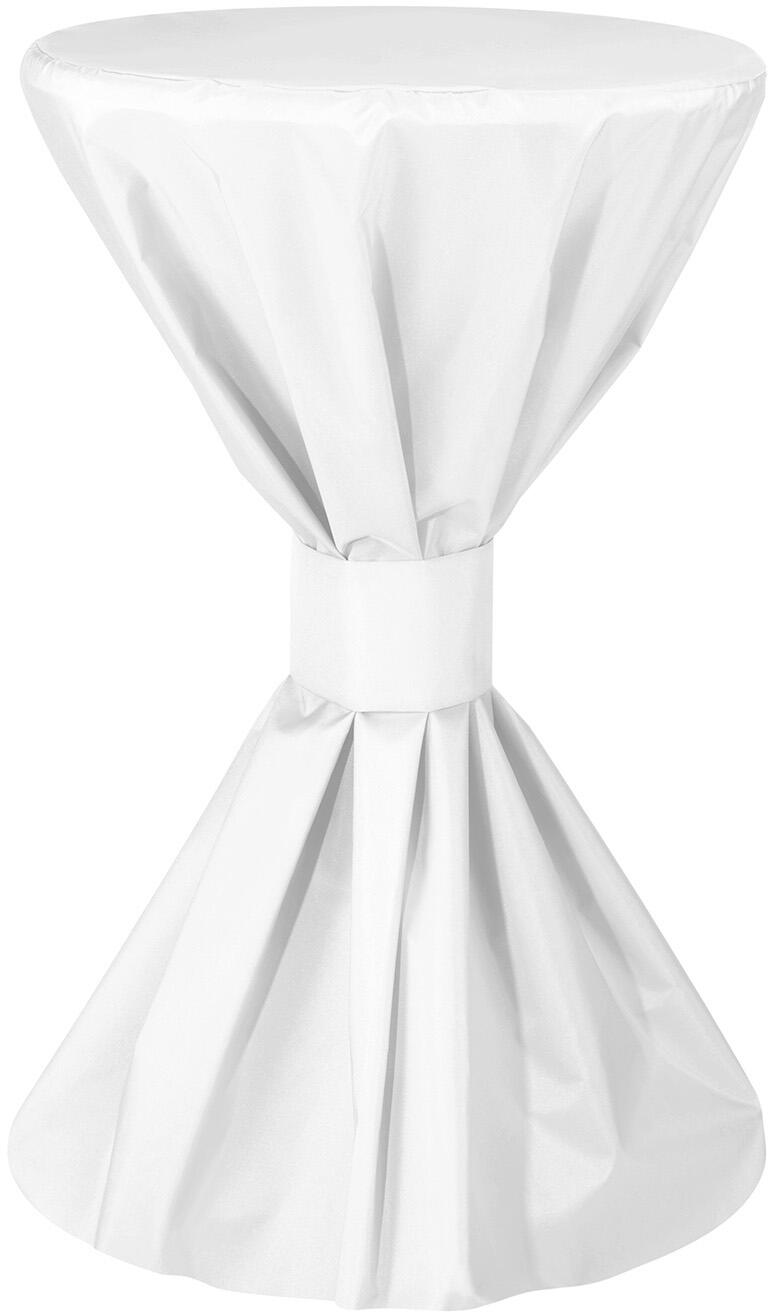 MFG Freizeitmöbel Stehtischhusse weiß Ø 70 cm