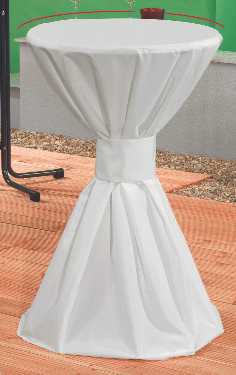 MFG Freizeitmöbel Stehtischhusse weiß Ø 70 cm