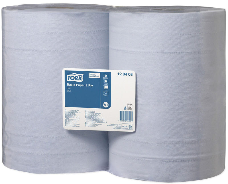 TORK Putztuchrollen 2-lagig blau