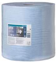 TORK Putztuchrolle 3-lagig blau
