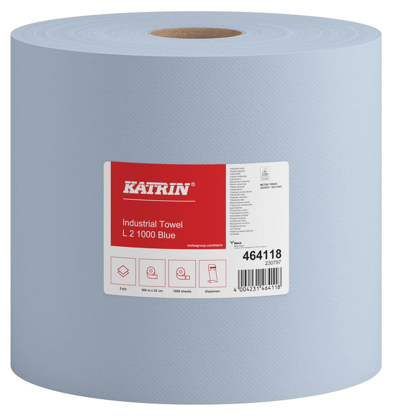 KATRIN Putztuchrollen 2-lagig blau