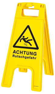 Warnaufsteller Achtung Rutschgefahr 28 cm x 58 cm