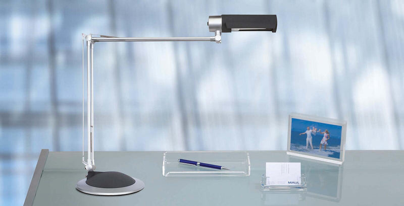 MAUL MAULoffice LED-Schreibtischlampe 9.5 W silber