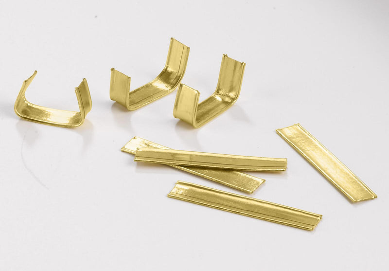 folia Verschlussclipse gold