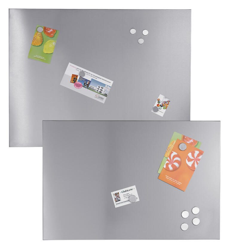 Zeller Magnettafel 40,0 x 60,0 cm silber