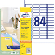 AVERY Zweckform Etiketten L7656-25 weiß 46,0 x 11,1 mm
