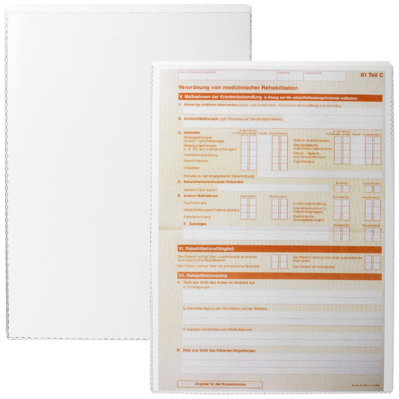 DURABLE Dokumentenhüllen A5 transparent