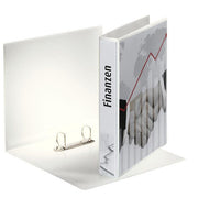 Esselte Präsentationsringbücher 2-Ringe DIN A4 5.1 cm weiß