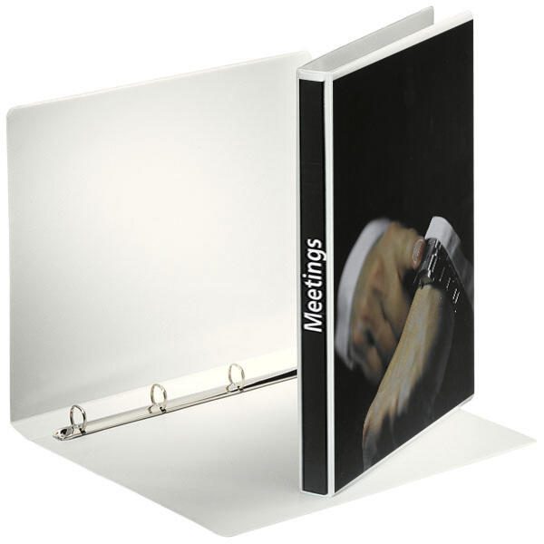 Esselte Präsentationsringbücher 4-Ringe DIN A4 3 cm weiß