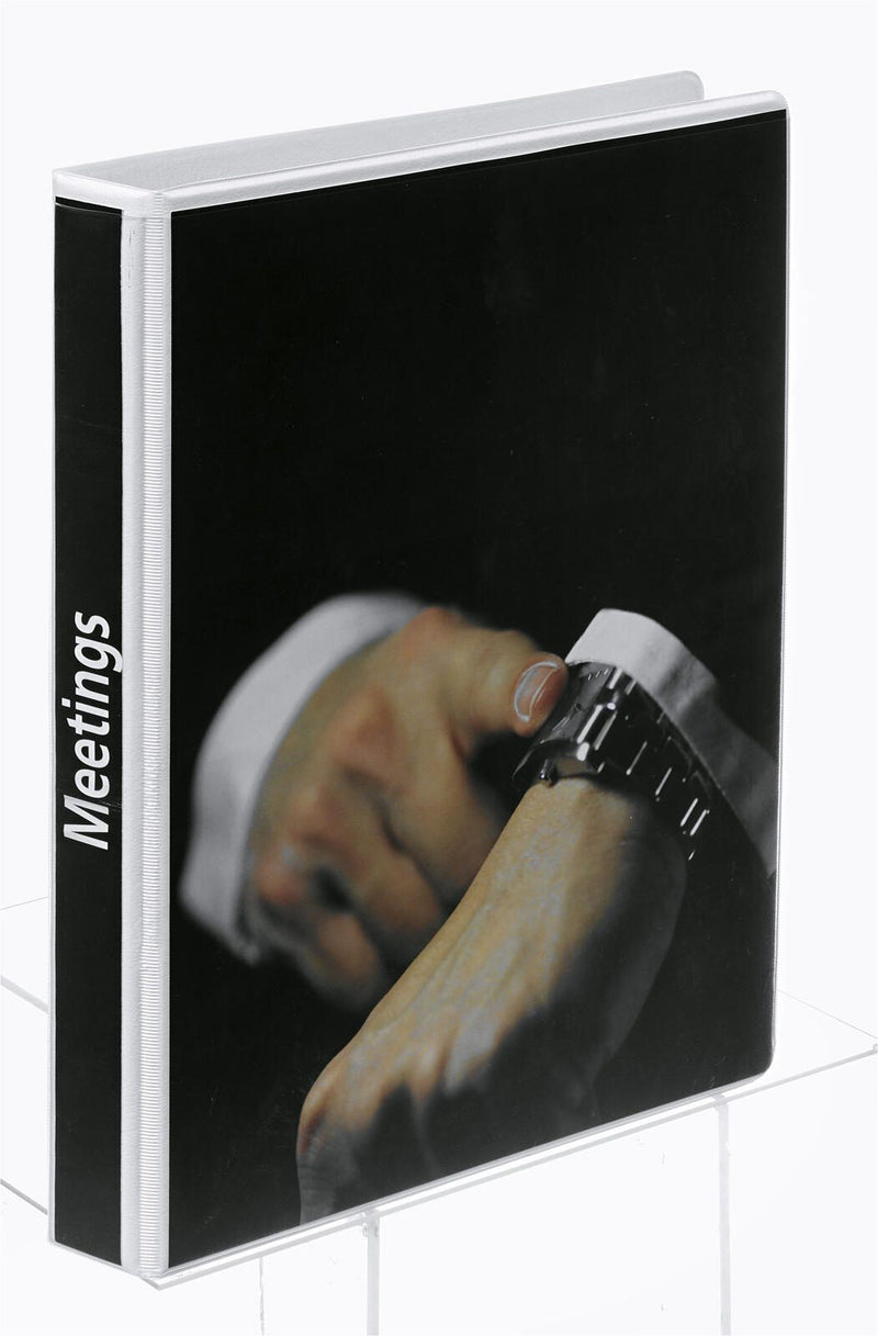 Esselte Präsentationsringbücher 4-Ringe DIN A4 3 cm weiß