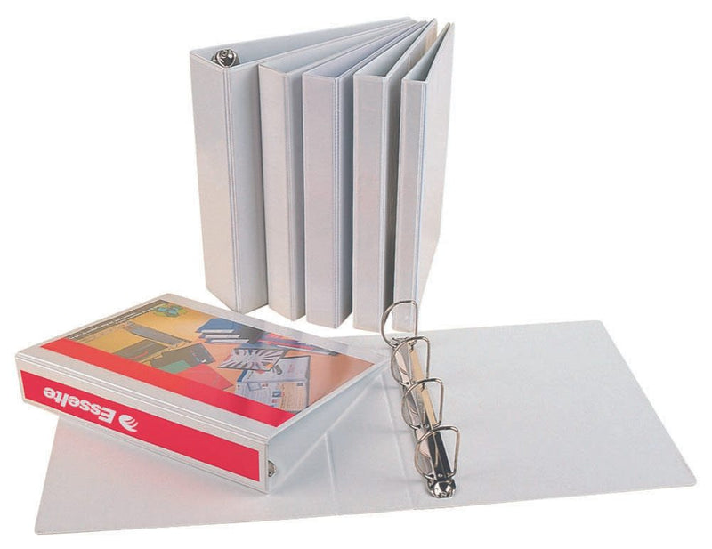 Esselte Präsentationsringbücher 4-Ringe DIN A4 3 cm weiß
