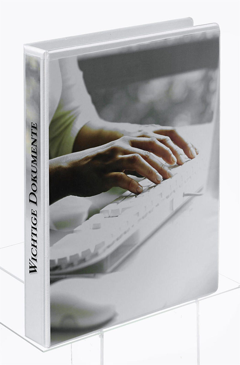 Esselte Präsentationsringbücher 4-Ringe DIN A4 3.8 cm weiß
