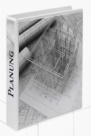 Esselte Präsentationsringbücher 4-Ringe DIN A4 5.1 cm weiß