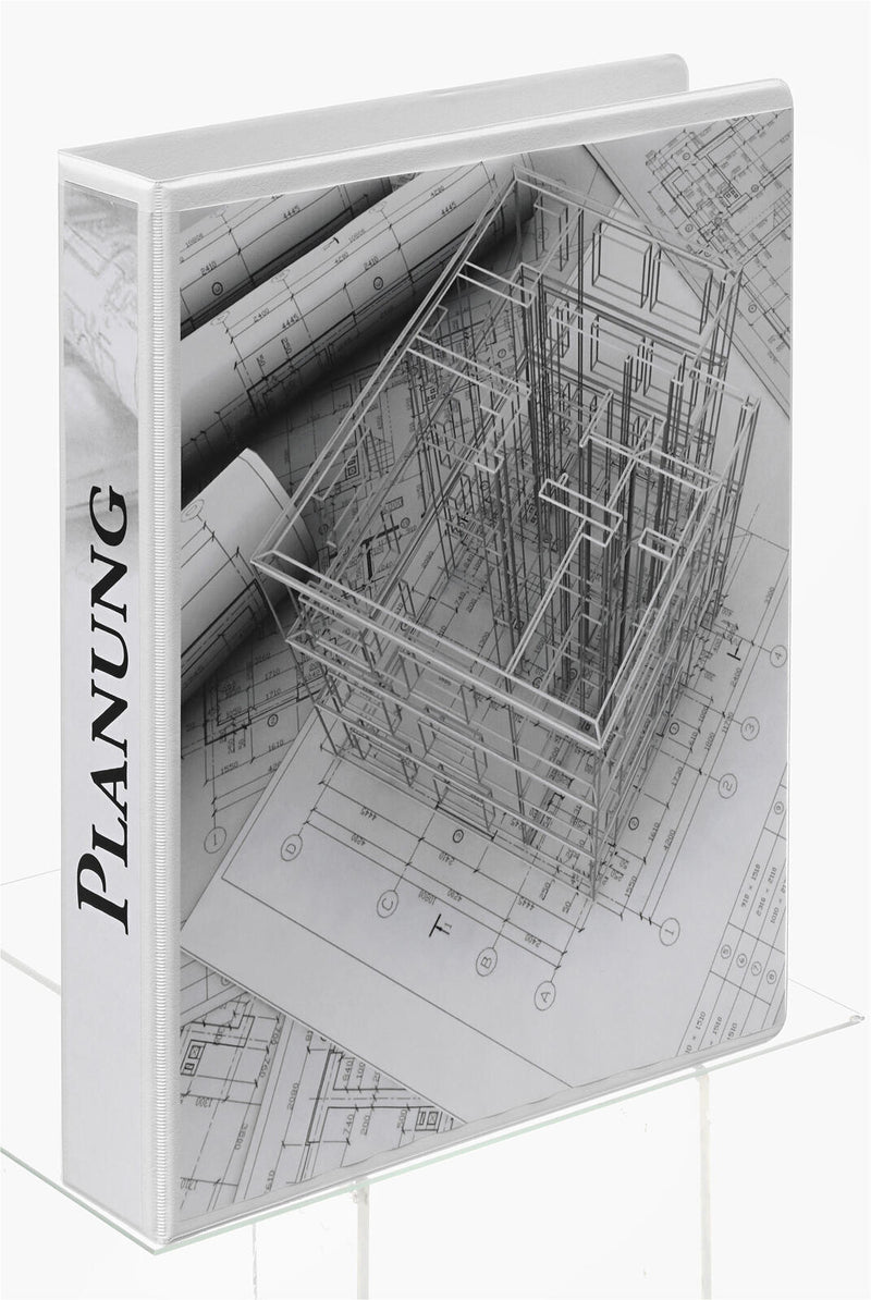 Esselte Präsentationsringbücher 4-Ringe DIN A4 5.1 cm weiß
