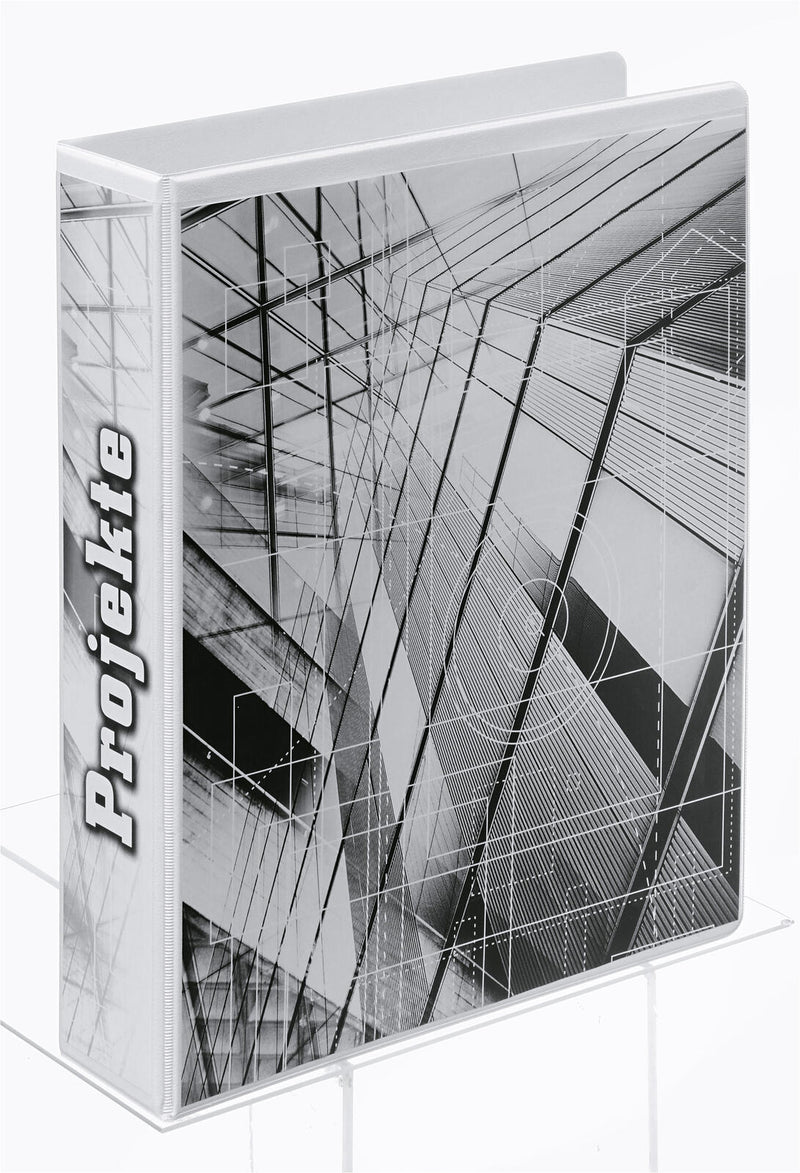 Esselte Präsentationsringbücher 4-Ringe DIN A4 6.2 cm weiß