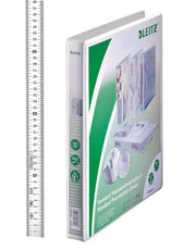 LEITZ Präsentationsringbücher 2-Ringe DIN A4 3.7 cm weiß