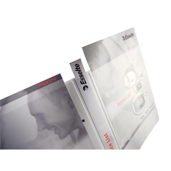 LEITZ Präsentationsringbücher 2-Ringe DIN A4 5 cm weiß